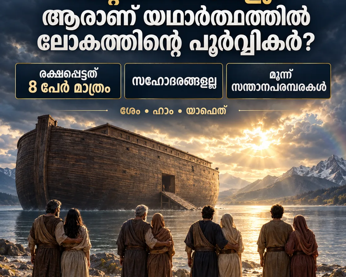 നോഹയുടെ പെട്ടകവും ലോകജനതയുടെ വ്യാപനവും: തെറ്റിദ്ധാരണകൾക്കപ്പുറം ബൈബിൾ പറയുന്ന സത്യം പ്രളയാനന്തര മനുഷ്യവംശത്തെക്കുറിച്ചുള്ള സംശയങ്ങൾക്ക് ഉൽപ്പത്തി പുസ്തകം നൽകുന്ന മറുപടി